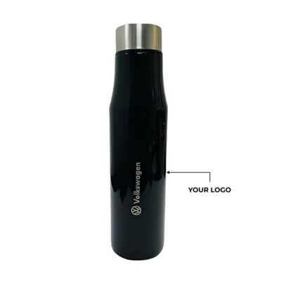 Buy Stainless Steel Hydration Bottle - Black in bulk for Corporate Gifting | Corporate Gyft