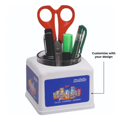 Buy Workspace Organizer with Glass Holder in bulk for Corporate Gifting | Corporate Gyft