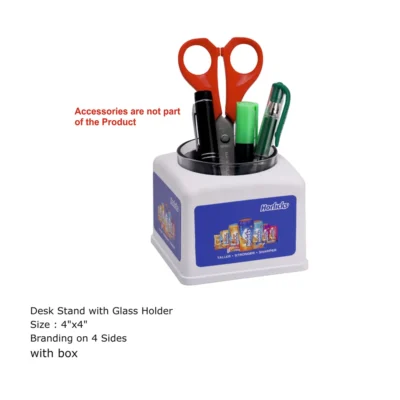 Buy Workspace Organizer with Glass Holder in bulk for Corporate Gifting | Corporate Gyft