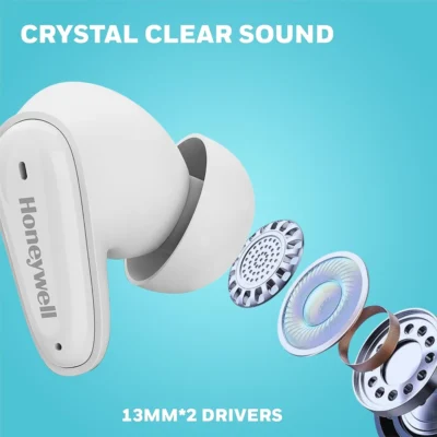 Buy Honeywell Moxie V1100 Wireless Earbuds - White in bulk for Corporate Gifting | Corporate Gyft
