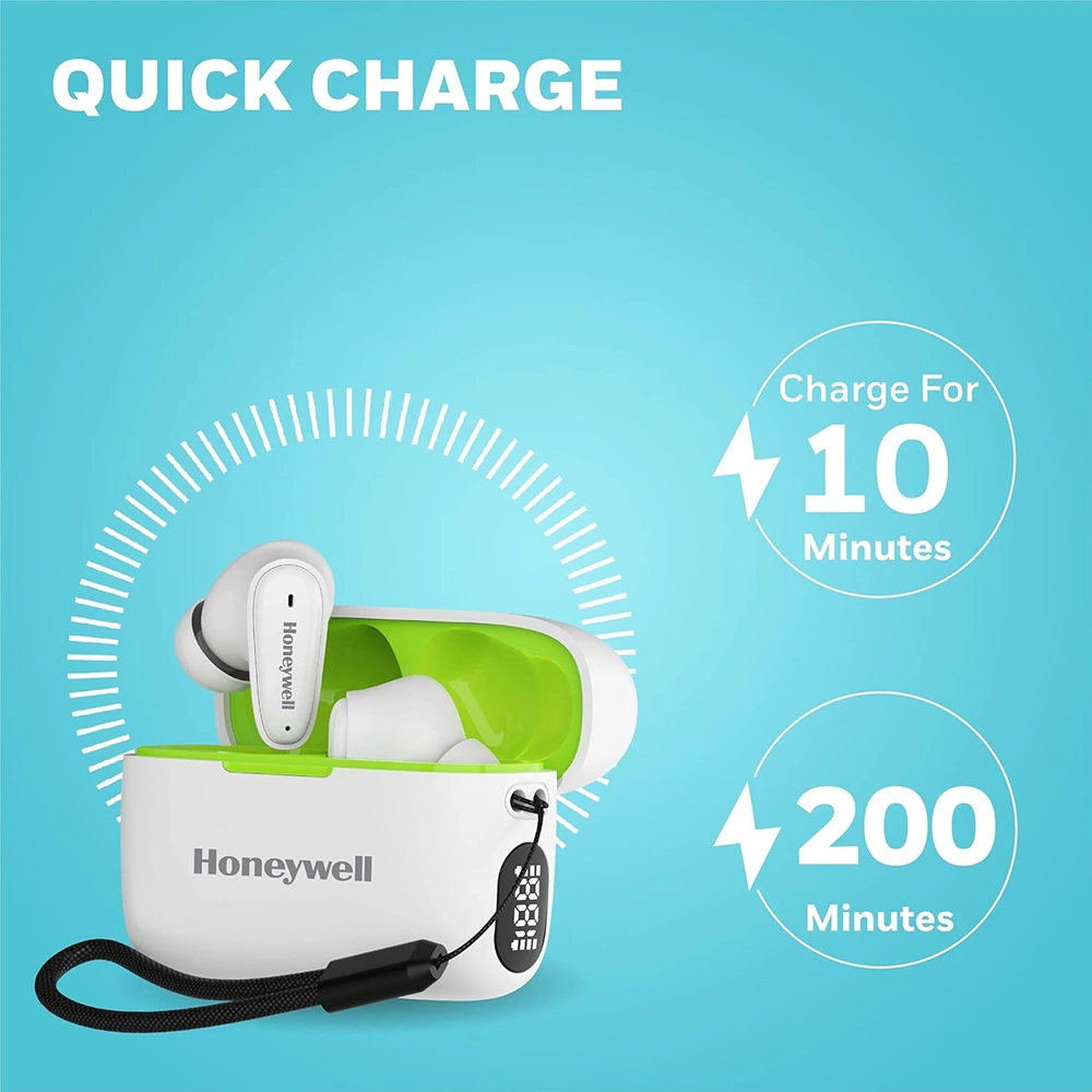 Honeywell Moxie V1100 Wireless Earbuds - White Buy Honeywell Moxie V1100 Wireless Earbuds - White in bulk for Corporate Gifting | Corporate Gyft