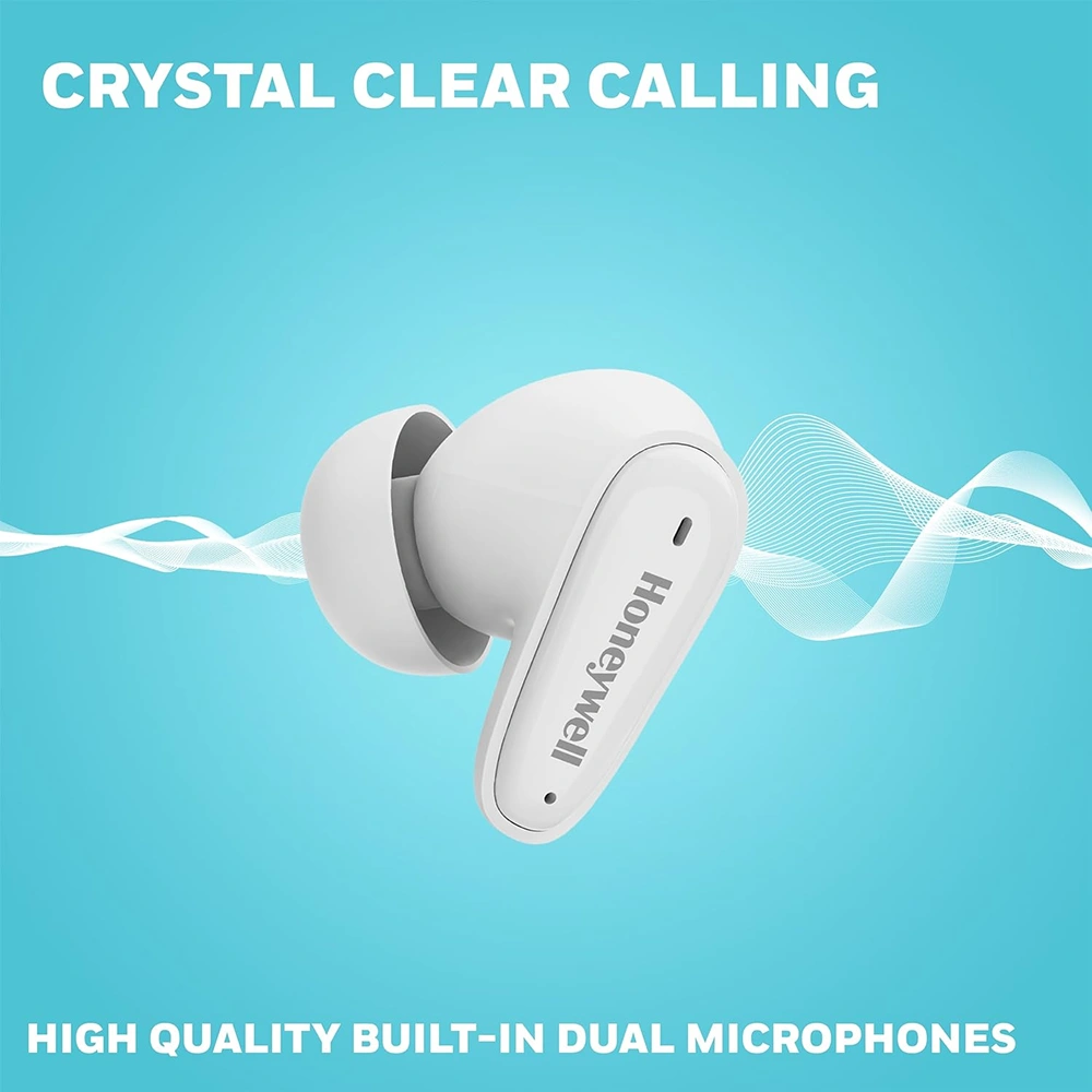 Honeywell Moxie V1100 Wireless Earbuds - White Buy Honeywell Moxie V1100 Wireless Earbuds - White in bulk for Corporate Gifting | Corporate Gyft