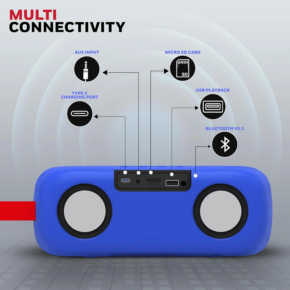 Honeywell Trueno U300 Power Speaker - Blue Buy Honeywell Trueno U300 Power Speaker - Blue in bulk for Corporate Gifting | Corporate Gyft