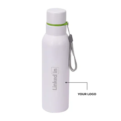 Buy Daily Hydration Steel Bottle - White in bulk for Corporate Gifting | Corporate Gyft