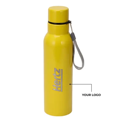 Buy Daily Hydration Steel Bottle - Yellow in bulk for Corporate Gifting | Corporate Gyft