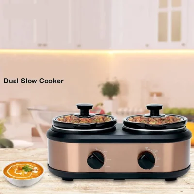 Buy Skyline Dual-Pot Slow Cooker in bulk for Corporate Gifting | Corporate Gyft
