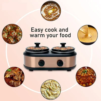 Buy Skyline Dual-Pot Slow Cooker in bulk for Corporate Gifting | Corporate Gyft