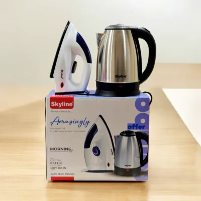 Buy Skyline Morning Set – Kettle and Iron Combo in bulk for Corporate Gifting | Corporate Gyft
