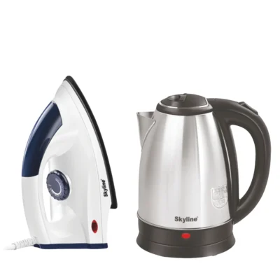 Buy Skyline Morning Set – Kettle and Iron Combo in bulk for Corporate Gifting | Corporate Gyft