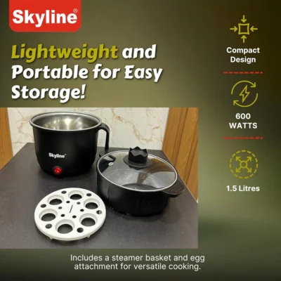 Buy Skyline All-in-One Kettle - Black in bulk for Corporate Gifting | Corporate Gyft