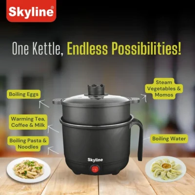 Buy Skyline All-in-One Kettle - Black in bulk for Corporate Gifting | Corporate Gyft
