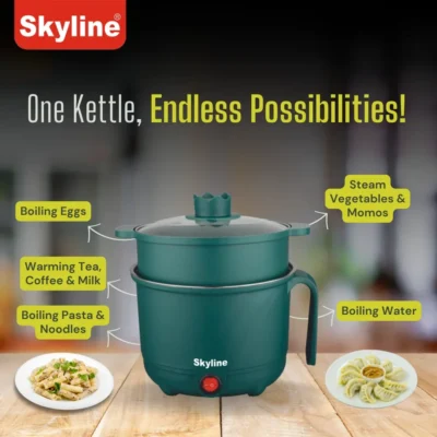 Buy Skyline All-in-One Kettle - Green in bulk for Corporate Gifting | Corporate Gyft