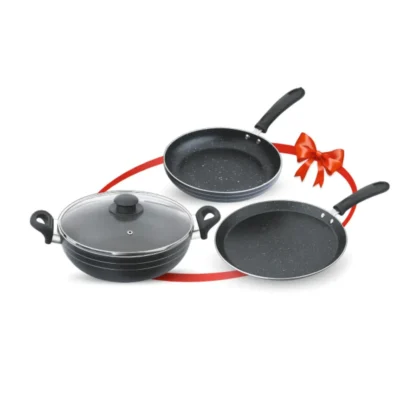 Buy Skyline Non-Stick Cookware 3-Piece Set in bulk for Corporate Gifting | Corporate Gyft