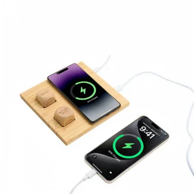Buy EcoToss Smart Desk Charger with Dice in bulk for Corporate Gifting | Corporate Gyft