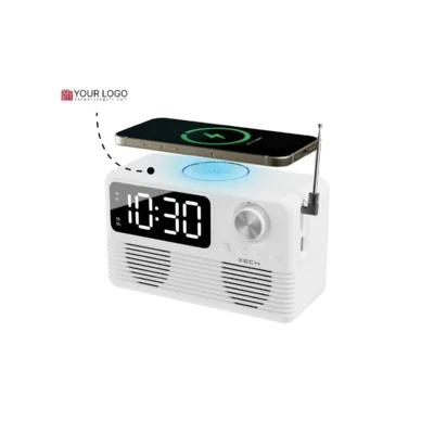 Buy Xech Eon Max Wireless Charging Clock Speaker in bulk for Corporate Gifting | Corporate Gyft