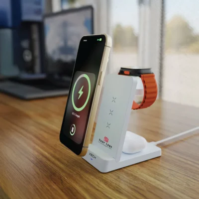 Buy Xech Powerbase Max Wireless Charger - White in bulk for Corporate Gifting | Corporate Gyft