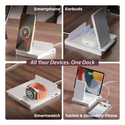 Buy Xech Powerbase Ultra Multicharger - White in bulk for Corporate Gifting | Corporate Gyft