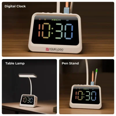 Buy Xech Prism Bluetooth Clock with Lamp in bulk for Corporate Gifting | Corporate Gyft