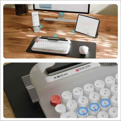 Buy Xech Retro Tripple Channel Keyboard in bulk for Corporate Gifting | Corporate Gyft