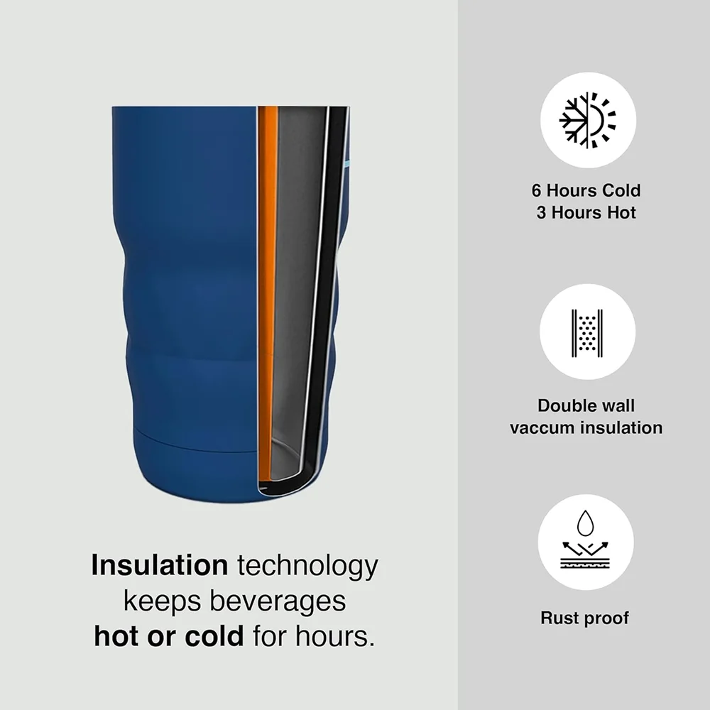 Headway Java Insulated Mug - Blue Buy Headway Java Insulated Mug - Blue in bulk for Corporate Gifting | Corporate Gyft