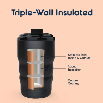 Buy Headway Java Insulated Mug - Dark Grey in bulk for Corporate Gifting | Corporate Gyft