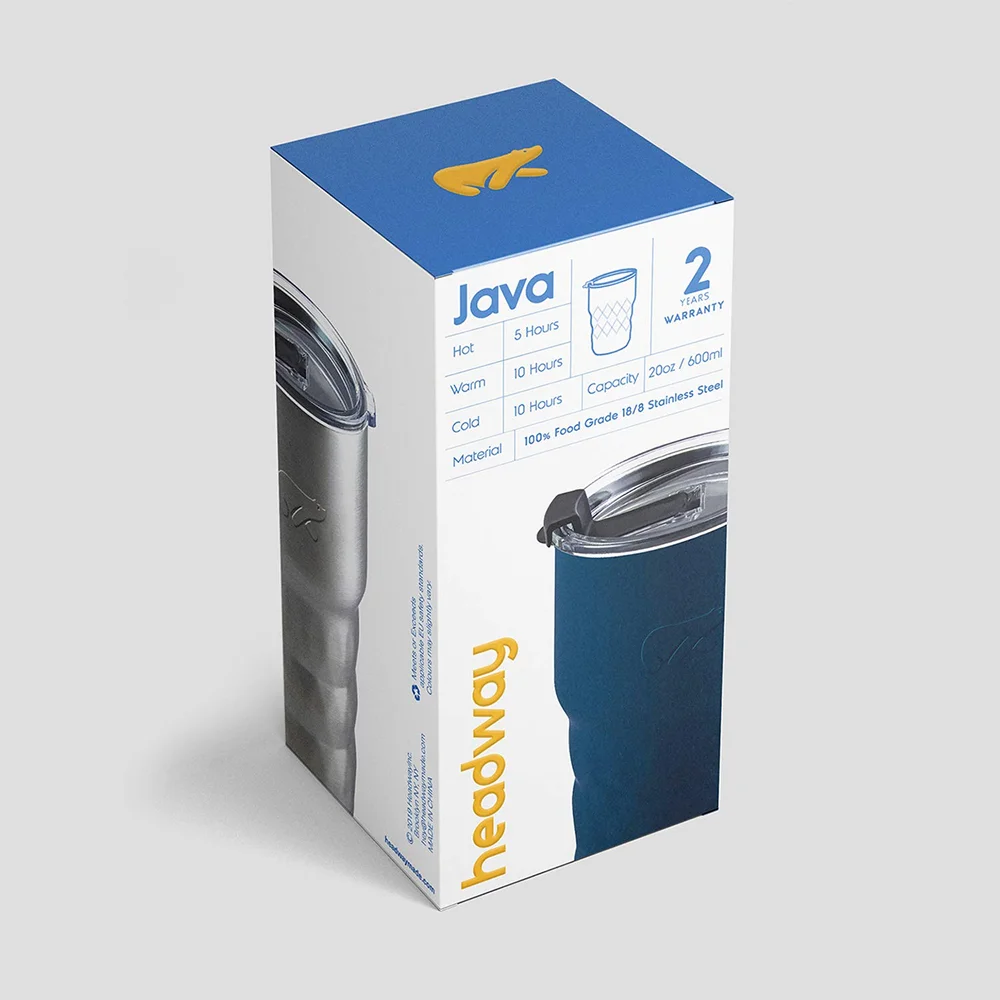 Headway Java XL Insulated Mug - Blue Buy Headway Java XL Insulated Mug - Blue in bulk for Corporate Gifting | Corporate Gyft