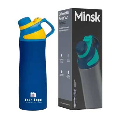 Buy Minsk Headway Insulated Bottle - Blue in bulk for Corporate Gifting | Corporate Gyft