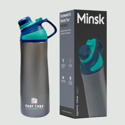 Buy Minsk Headway Insulated Bottle - Dark Grey in bulk for Corporate Gifting | Corporate Gyft