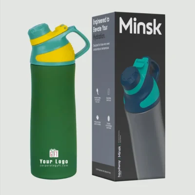 Buy Minsk Headway Insulated Bottle - Green in bulk for Corporate Gifting | Corporate Gyft