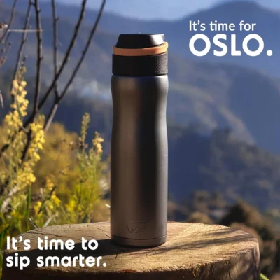 Buy Headway Oslo Thermos Water Bottle - Dark Grey in bulk for Corporate Gifting | Corporate Gyft