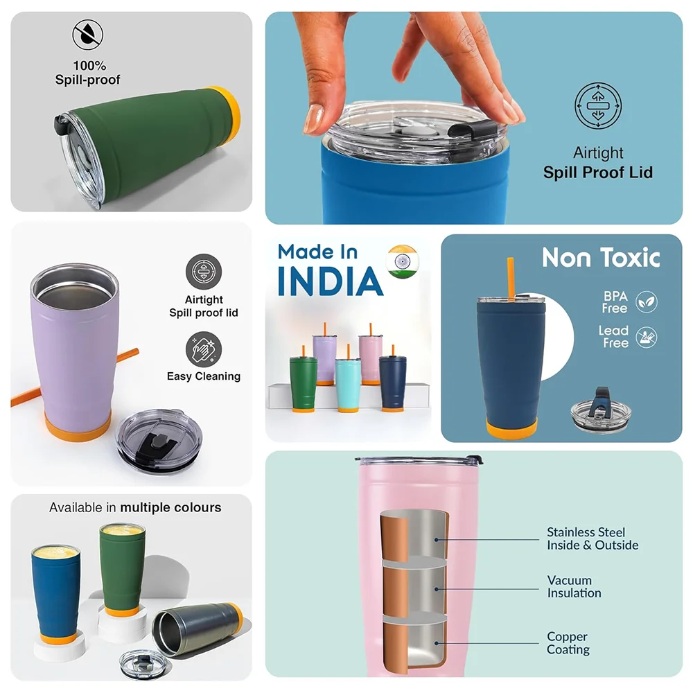 Reo Insulated Tumbler - Dark Grey Buy Reo Insulated Tumbler - Dark Grey in bulk for Corporate Gifting | Corporate Gyft