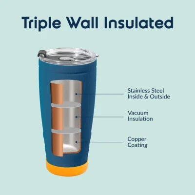 Buy Reo Insulated Tumbler - Blue in bulk for Corporate Gifting | Corporate Gyft