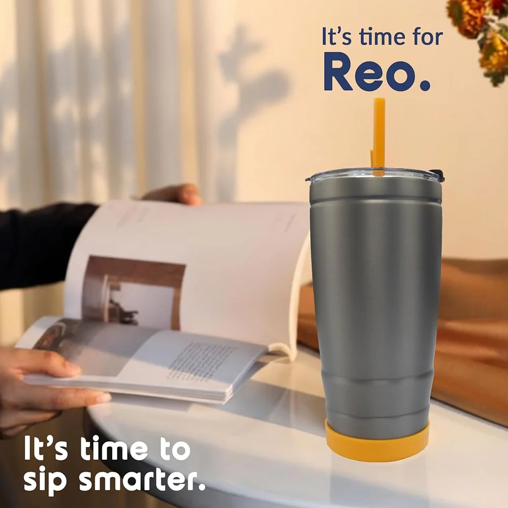 Reo Insulated Tumbler - Dark Grey Buy Reo Insulated Tumbler - Dark Grey in bulk for Corporate Gifting | Corporate Gyft