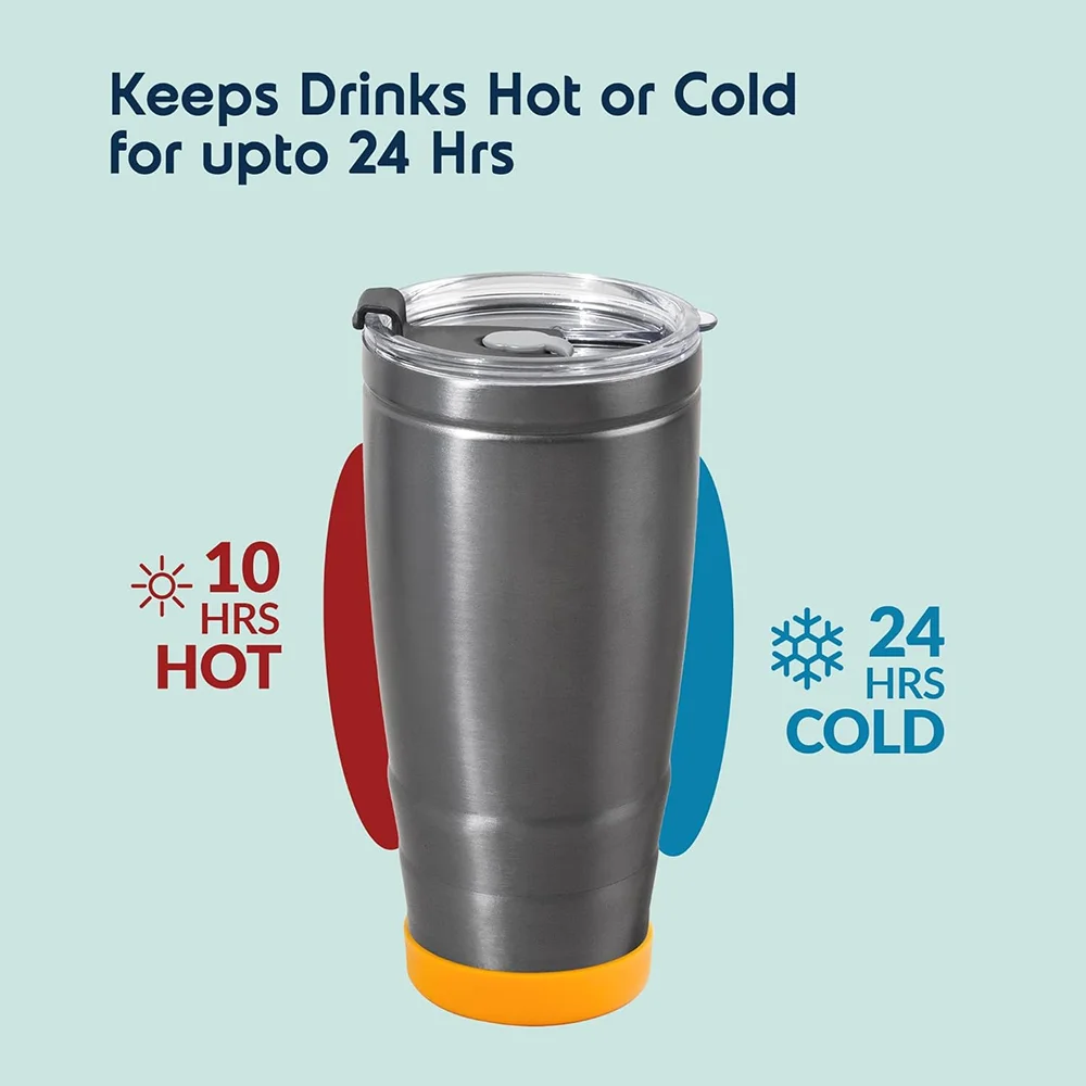Reo Insulated Tumbler - Dark Grey Buy Reo Insulated Tumbler - Dark Grey in bulk for Corporate Gifting | Corporate Gyft