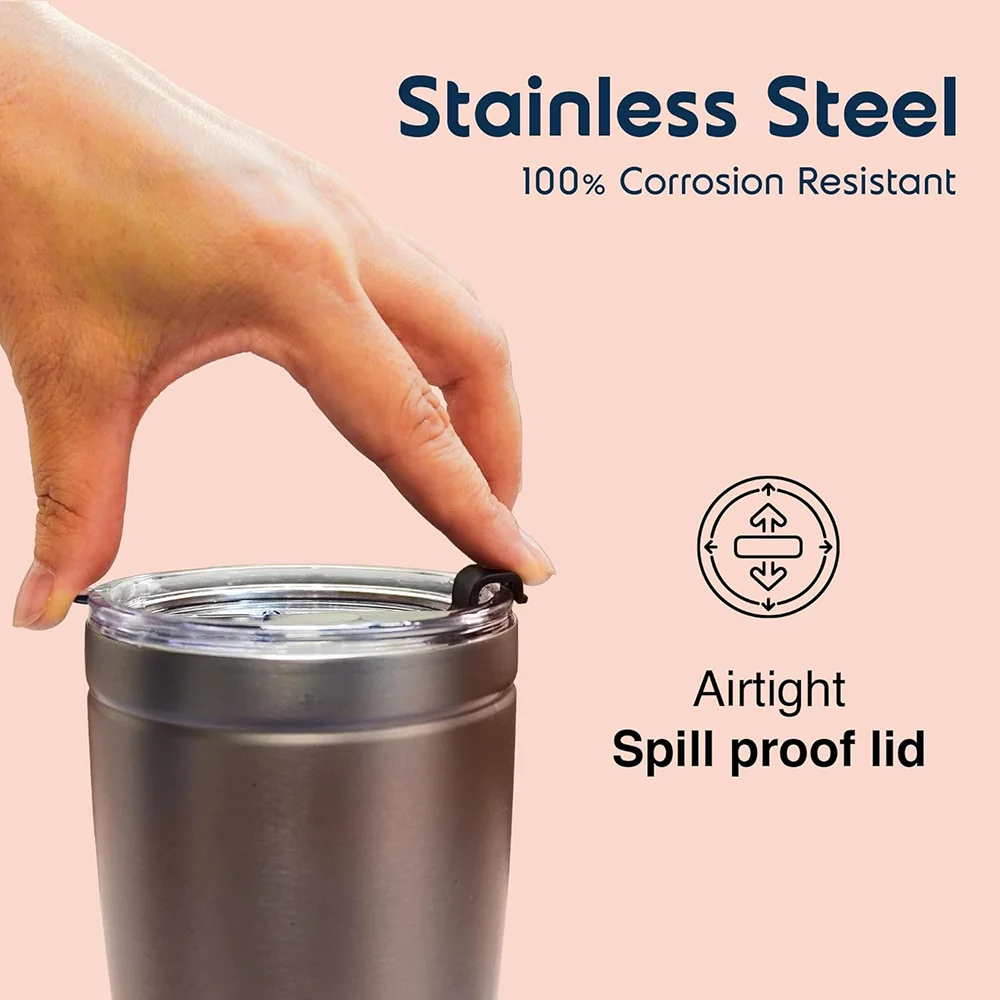 Reo Insulated Tumbler - Dark Grey Buy Reo Insulated Tumbler - Dark Grey in bulk for Corporate Gifting | Corporate Gyft