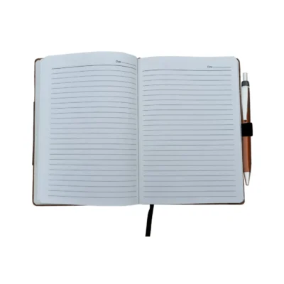 Buy A5 Cork Executive Notebook with Metal Pen in bulk for Corporate Gifting | Corporate Gyft
