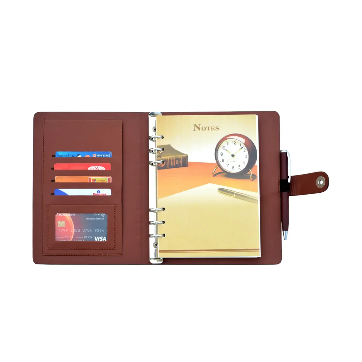Genuine Leather Planner with Metal Pen Buy Genuine Leather Planner with Metal Pen in bulk for Corporate Gifting | Corporate Gyft