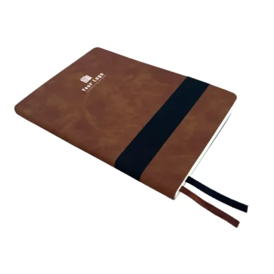 Buy A5 Dual Color Flexible Notebook - Tan in bulk for Corporate Gifting | Corporate Gyft