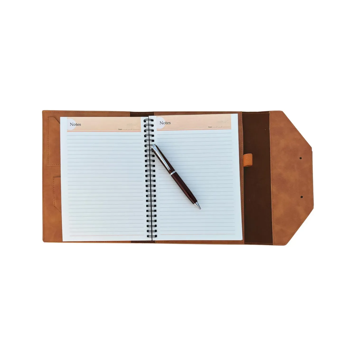 A5 Wire-O Planner with Metal Pen Buy A5 Wire-O Planner with Metal Pen in bulk for Corporate Gifting | Corporate Gyft