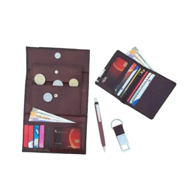 Buy Elegant Leather Essentials Gift Set in bulk for Corporate Gifting | Corporate Gyft