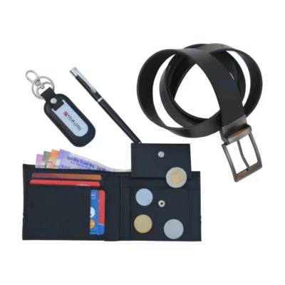 Buy Signature Leather Combo Set in bulk for Corporate Gifting | Corporate Gyft