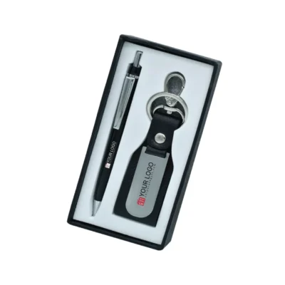 Buy Executive Key Ring and Pen Combo in bulk for Corporate Gifting | Corporate Gyft