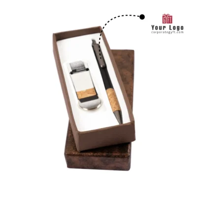 Buy Executive Keyring and Pen Combo in bulk for Corporate Gifting | Corporate Gyft