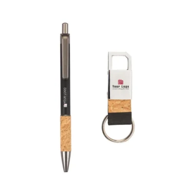 Buy Executive Keyring and Pen Combo in bulk for Corporate Gifting | Corporate Gyft