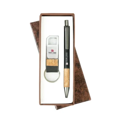 Buy Executive Keyring and Pen Combo in bulk for Corporate Gifting | Corporate Gyft