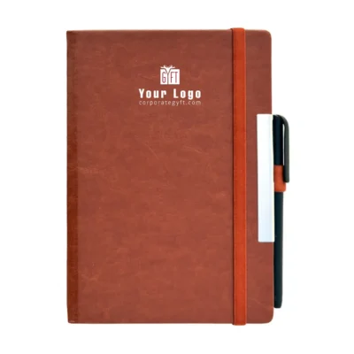 Buy Multicolor Hardbound Notebook with Pen in bulk for Corporate Gifting | Corporate Gyft