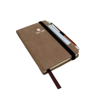 Buy Palm Size Executive Notebook and Pen Set in bulk for Corporate Gifting | Corporate Gyft