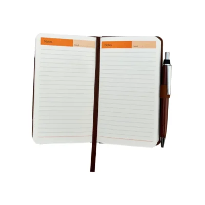Buy Palm Size Executive Notebook and Pen Set in bulk for Corporate Gifting | Corporate Gyft