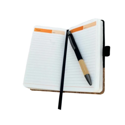 Buy Palm Size Notebook with Metal Pen in bulk for Corporate Gifting | Corporate Gyft