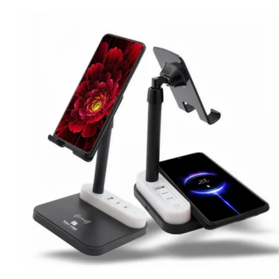 Buy Powerclip Wireless Charger with Mobile Stand in bulk for Corporate Gifting | Corporate Gyft